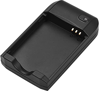 Namolit Mini Chargeur de Batterie Portable NP-6L avec Voyant Lumineux Câble de Charge USB