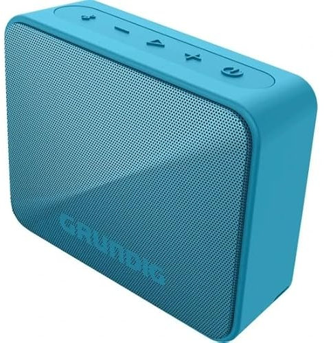 GRUNDIG Solo+ Blue Enceinte Bluetooth 5.3 Puissance RMS 3,5 W Portée 30 m Autonomie de Plus de 20 Heures Bluetooth 5.3 Boîtier résistant aux éclaboussures (IPX5) Noir