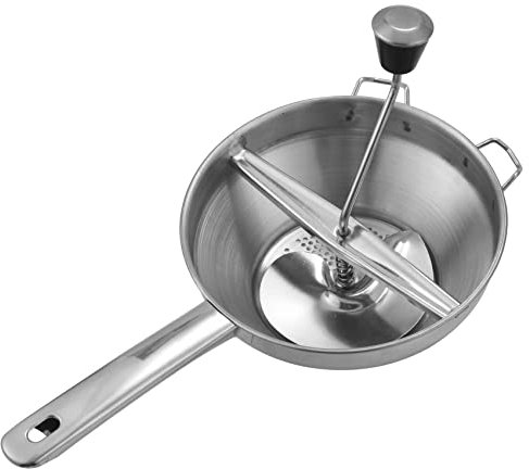 iFutniew Moulin à aliments rotatif en acier inoxydable idéal pour faire de la purée ou des soupes de légumes