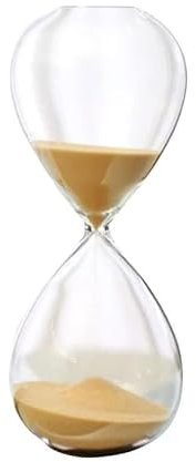 EOTRERANQ Sanduhr, Sanduhr, 60-Minuten-Sanduhr aus klarem Glas, einzigartige goldene Sanduhr-Kontrollmessung, Kinderspiele, Büro-Desktop-Dekoration (Farbe: Stil Sanduhr(Style 3)