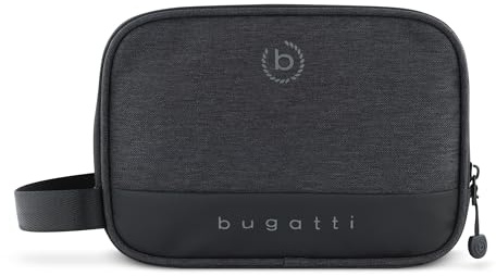 bugatti Universum Toalettväska – Perfekt för semester, hotell och camping – Svart