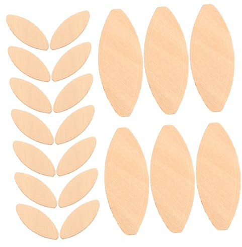 TOPBATHY Elegant Wood Biscuit Joints 100pcs Joining Biscuits for Stable Furniture and