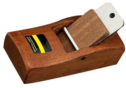 Lurrose Cepilladora Manual Mini para Carpintería DIY Cuerpo de Plástico y Metal, y Fácil de Usar para Placas de Madera y Yeso