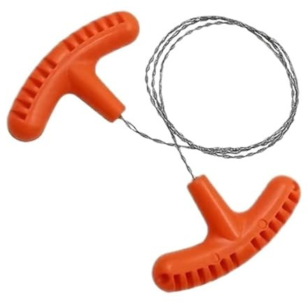 TRgqify-KM Sega a Filo Sega a Cavo for Alberi Metallo Legno Telaio in Acciaio Rivestito diamantato Acciaio Inossidabile Alte Prestazioni(Orange)