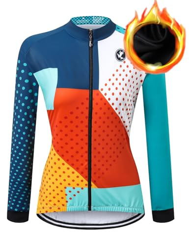UGLY FROG Invierno Maillot Ciclismo Mujer Largo MTB Carretera Bicicleta Outdoor Deporte Secado Rápido Transpirable Temperatura Exterior 5-15 ° C
