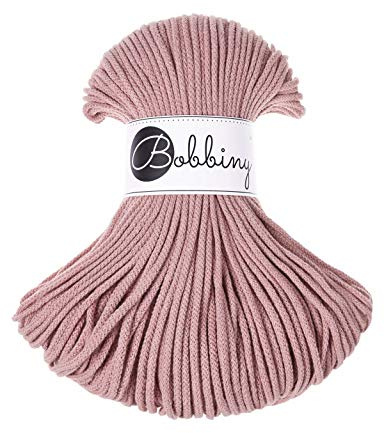 Bobbiny Junior 3 mm - Rope-Garn 100 m … (Blush)