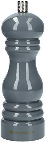 MasterClass Pepper or Salt Grinder, Plastic, Grey, 17 cm