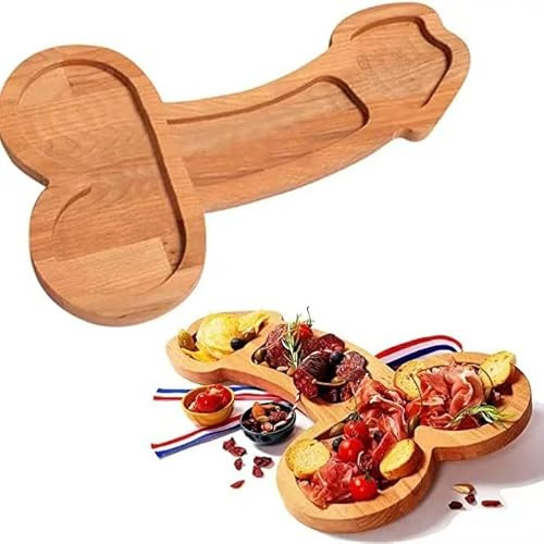 MASINIES Aperitifbrett, Käsebrett-Set, Käsetablett, Wein, Fleisch, Käseplatte, verbessertes Holzkäseheber, lustige Charcuter-Bretter, Einweihungsgeschenke (klein)