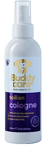 Buddycare Dog Cologne - Tailien - Colonia perfumada distintiva e inspirada para perros - Refresca entre lavados de perros 200 ml (paquete de 1)