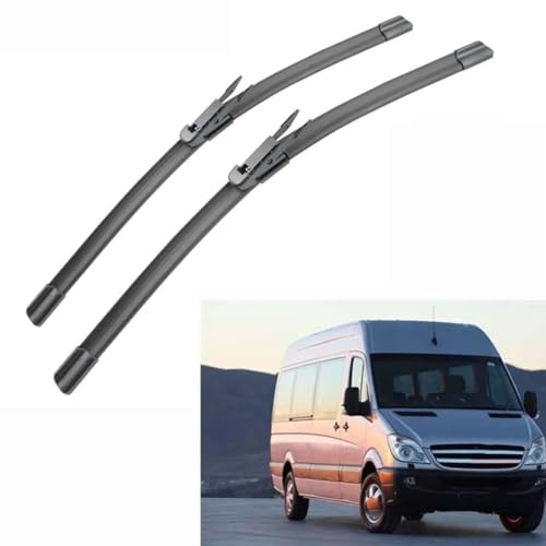 OSTREY Auto-Frontwischerblätter für Mercedes Benz Sprinter W906 2006-2018, Frontscheiben-Scheibenwischerarme, Gummi-Fensterbürsten, Ersatzzubehör