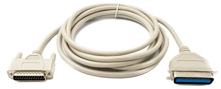 System-S D Sub Kabel 3 m 25 Pin Stecker zu 36 Pin Buchse DB25 CN36 Adapter in Grau