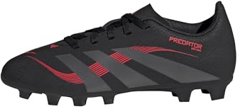 Adidas Unisex niños Predator Club Firm Ground/Multi Ground Football Boots Kids, Core Black/Grey Four/Lucid Red, 30 1/2 EU