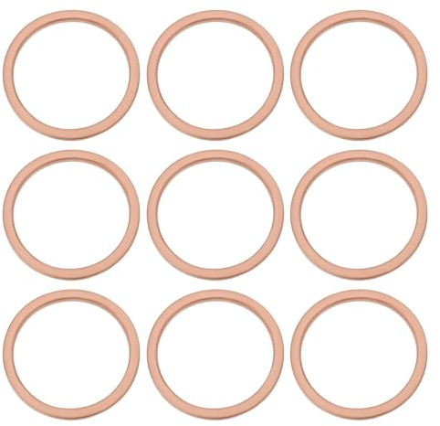 VGOL Ölablassschraubendichtungen Kompatibel mit Simson S50 S51 KR51 Star Habicht Duo Außendurchmesser 22 Mm Innendurchmesser 18 Mm Höhe 1,5 Mm Metall 20 Stück