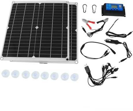 Homoyoyo Kit De Paneles Solares De Práctico Para Exteriores Panel De Energía Solar Kit De Placa Célula Solar Para Suministro De Energía Al Aire