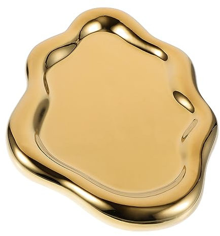 Amosfun Wolkenteller Schmuckschale Aus Keramik Unregelmäßige Form Leichte Dekorationsplatte Für Ringe Ohrringe Und Schlüssel Praktischer Schmuckorganizer Für Zuhause Und Geschenk