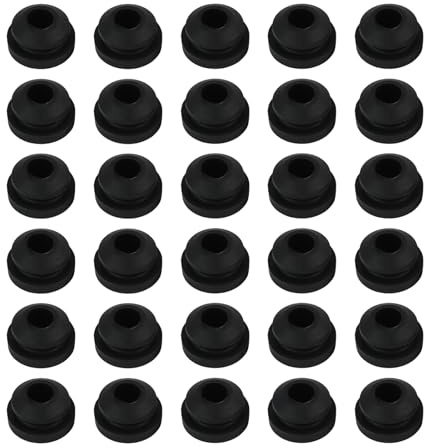 30pcs Caoutchoucs de Rechange pour Cuisinière à Gaz, Camping Car Pieds en Caoutchouc, Embouts en Caoutchouc, Capuchon de Protection De Camping 5mm, Accessoires De Protection Résistants à La Chaleur