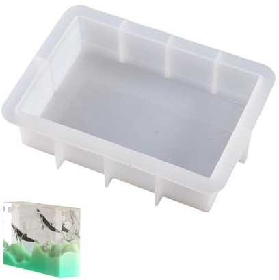 Moule rectangulaire en silicone souple en résine époxy pour serre-livres et décoration de la maison Moules en silicone pour mariages