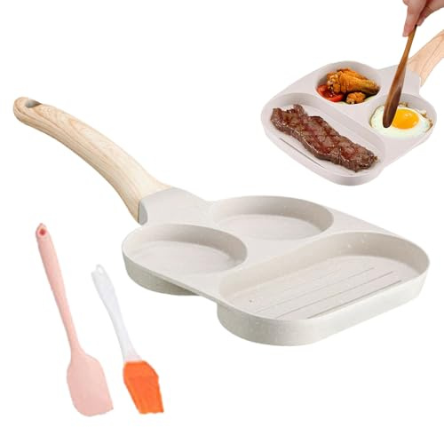 Hozaenwa Sartén Para Tortilla Antiadherente,Sartén Antiadherente Para Freír Huevos - Tortilla Cocina Hogar Restaurantes Acampada Experiencia Inducción