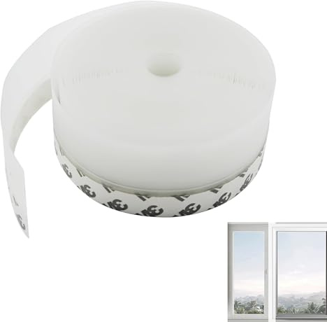 wlsvega Joint De Porte,Isolant Porte,Bande Etancheite Douche,10MètresX4.5CM | AdhéSif Puissant,Ne Laisse Pas de RéSidus,La PoussièRe et Le Bruit Sur Les Portes et Les FenêTres