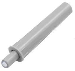 10x Öl Türanschlagdämpfer mit Feder Türdämpfer Tür Dämpfer Anschlagdämpfer Farbe grau, Einbauart Einbau