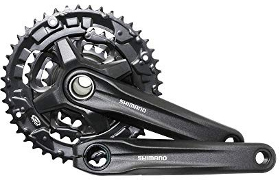 SHIMANO Tretlager-2092836060, Satz Kurbelgarnitur Kettenblätter Acera Fc Mt210 24 Mm 175 44x32x22d 9v Schwarz mit Kettenschutz ohne Kettenführung Unisex Erwachsene, Mm