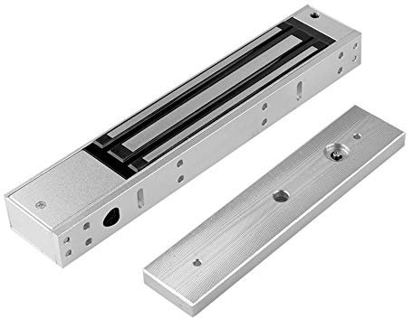 YAVIS Waterproof Electric Magnetic Lock 600Lbs DC 12V for Door Access Control System - Fail-Safe Electromagnet Lock, Indoor & Outdoor