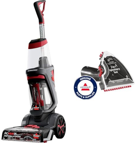 BISSELL 1858N ProHeat 2X Revolution Teppichreinigungsgerät, (800 W - 3.7 L) + 3-in-1 Stufen-und Polster-Aufsatz für alle Bissell Flecken-und Teppichreinigungsgeräte