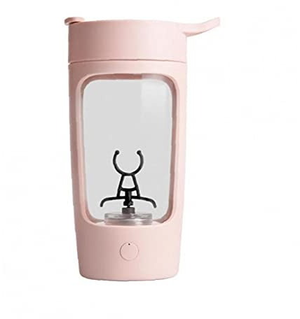 Ruluti 650ml Portable Leakproof Electric Shaker Bottleusb Rechargeable Protein Powder Shaker Mixer Cups Water Bottle for Sports Gym