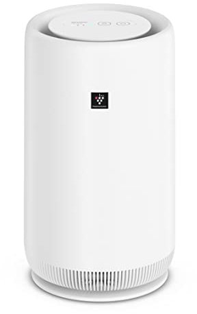 SHARP UA-PN1U-W Tower Air Purifier with Night Light, Compact Quiet Slim Unit with Plasmacluster Ion Technology, Triple Filter System, Removes Pollen, Viruses, Allergens, Dust, Smoke and Odours, White