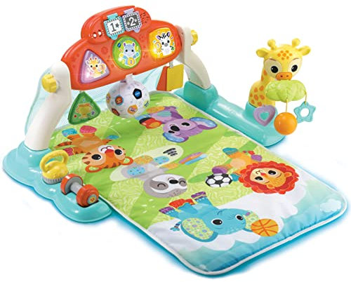 VTech Baby – Lustige Dschungelmatte | Aktivitätsdecke für Babys + 0 Monate | ESP-Version | Mehrfarbig