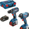 BOSCH ROBERT PRO DGA56133 Kit Bosch Perceuse GSR 18V-28 + Visseuse à Chocs GDR 18V-160 + 2 Batteries 4.0Ah-L 06019G5107