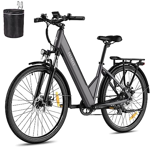 Fafrees [ Offiziell F28 PRO Citybie E Bike Herren 27,5 Zoll 14,5Ah Akku, E-Fahrrad Mountainbike 250W, Damen E Bike Elektrofahrrad mit Bremslicht, Fahrrad Pedelec 3,5 Zoll LCD Display App