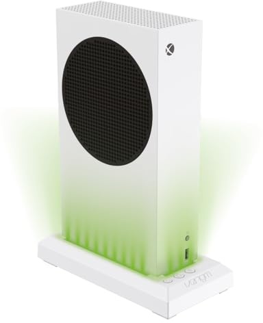 Venom LED Light-up Console Stand (Xbox Series S) | xbox series s console stand, multi colour LED light up base, vertical stand, USB powered