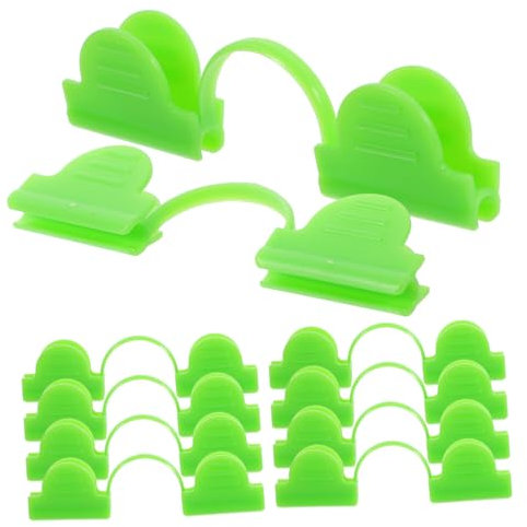 POPETPOP 50stücke Winddichte Gartenclips Aus Kunststoff Multifunktionale Gewächshausklemmen Zur Befestigung Von Folien Und Pflanzen Für Gewächshäuser Und Gartenprojekte
