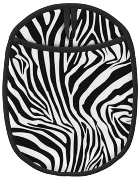 Motif zèbre, Maniques, maniques résistantes à la Chaleur, maniques de Cuisine en Silicone antidérapantes
