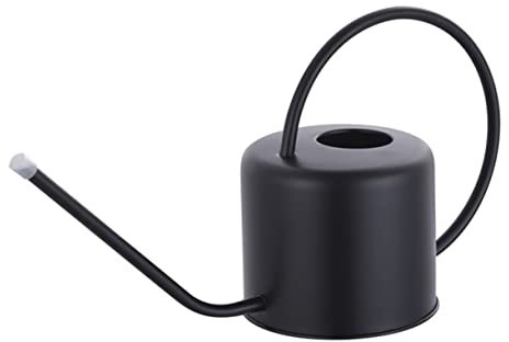 SUPVOX Arrosoir en INOX Grand Arrosoir Haut Pointes D'auto-arrosage Haws Arrosoir De Plein Air Tuyau D'arrosage pour Extension De Jardin Bouteille Fontaine Plantant Black Acier Inoxydable
