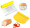2 Pezzi Spatola Per Impasto – Spatola Cucina in Acciaio Inox – Tarocco Per Impasti con Scala Graduata – Spatola Pizza in Plastica – Spatola Per Ciotola – Strumenti Da Forno per Torte, Pizza, Pan