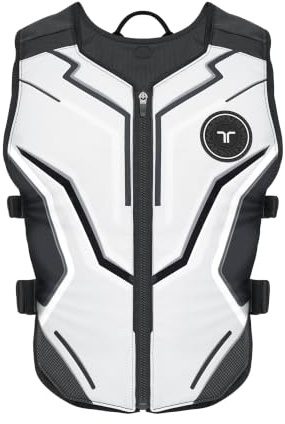 bHaptics TactSuit Air Ash 16 Motor Haptic Vest Black - White