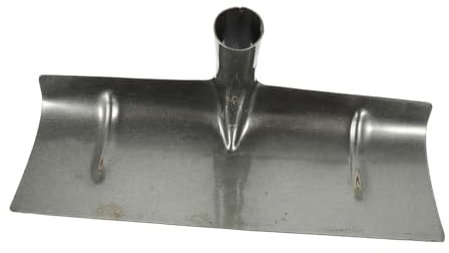TOGEVAL Pala Manual para Estiércol de Aves 40 Cm, Cabeza de Rastrillo Metálica Resistente, Herramienta Ligera para Limpieza en Jaulas de Ganado y Avicultura