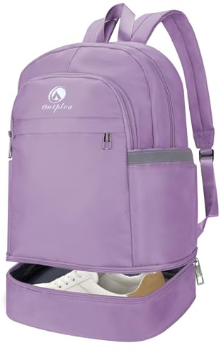 Outplea 28L Reiserucksack Herren Damen, Schwimmrucksack mit Nasser Taschen, Wasserdichter Sportrucksack mit Schuhfach, Rucksack Sport für Strand Gym