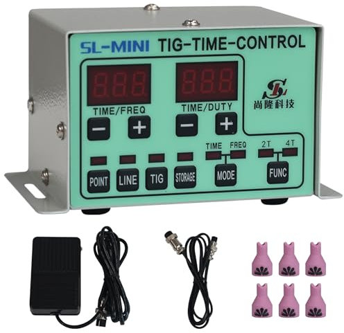 Mini-Cold Welding Machine SL-MINI – Modifiziertes WIG-Punktschweißgerät, Kaltschweißgerät mit einstellbarem Zeitpuls für Edelstahl (Fußschalter)