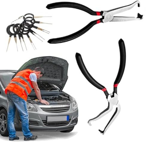 Alicates de separación eléctrica para coche, alicates de enchufe eléctrico, alicates de extracción de manguera de acero al carbono, herramienta de extracción con terminal, conector de reparación