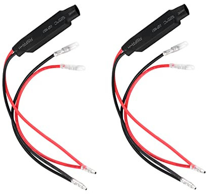 LED-Widerstandspaar für Motorradblinker, Behebung von Problemen mit Dem Blinker-Controller, Reduzierung der Spannung für Kompatible Blinker mit den Meisten LED-Blinkern von