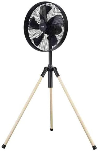 CFG 1808 TREEPOD Ventilatore da Terra ø 40 con 3 Piedi Color Legno, h. 130 cm, 3 Velocità