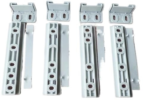 YHNNH 1Set For Fridge Slide Rail Mounting Refrigerator Door Sliding Guide Integrated Cupboard Built In Kit DD