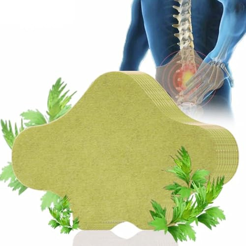 50 Stück Lumbal Pain Relief Patch, Pain Relief Patch, Kräuter schmerzlinderungspflaster, Wärmepflaster für Taille, Knie, Rücken, Nacken, Schultern und Muskelschmerzen