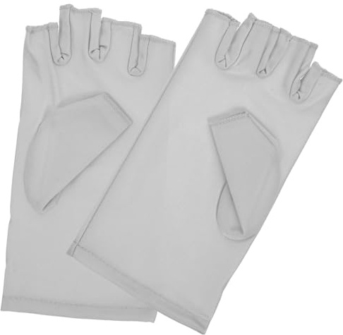 SMASOLO Guantes Anti-uv para Manicura sin Dedos Protección Solar para Uñas Elásticos y Flexibles para Salón y Exterior
