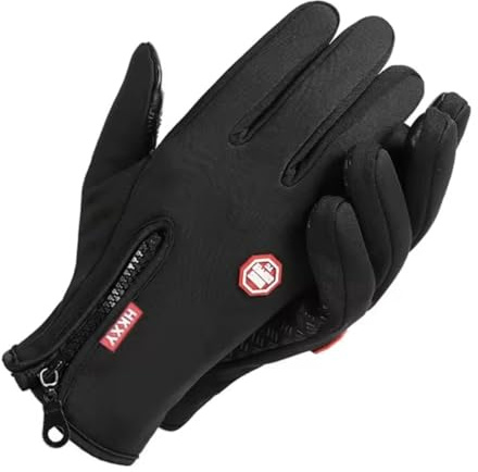 Letrino HKXH Neopren Handschuhe Herren, Größe L, Schwarz, Sport Ski Golf Handschuhe mit Touchscreen-Funktion und Anti-Rutsch-Griffen
