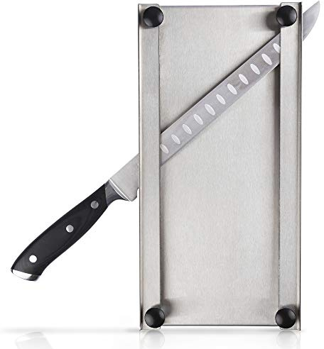 Meat slicer Stainless Steel Jerky Maker Cutting Board With 10-Inch Professional Slicing and Carving Knife