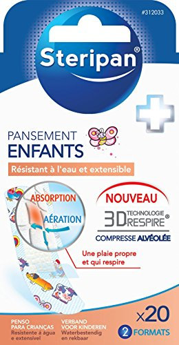 STERIPAN 20 Pansements Enfants 2 Formats